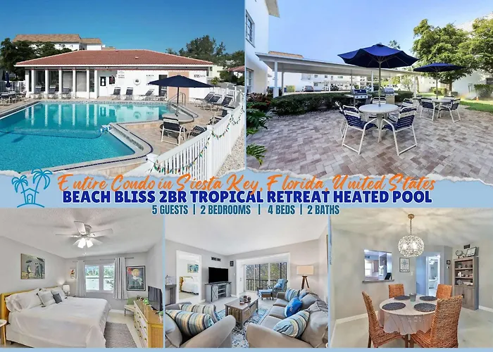 2 Bed 2 Bath Centrally Located On Siesta Key